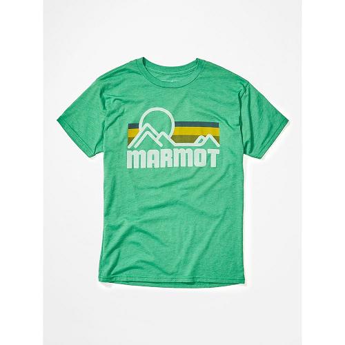 Marmot Coastal T-Shirts For Mens Green HCL306185